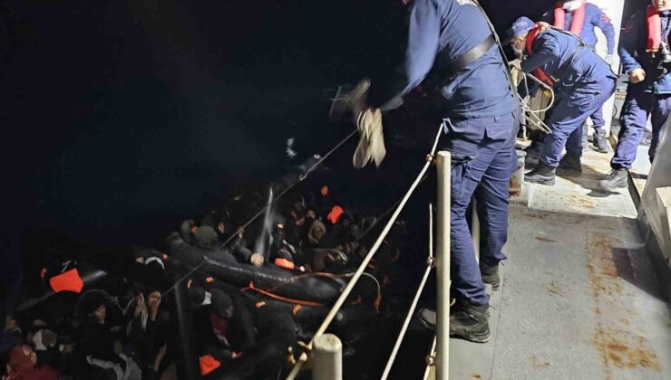 Aydın’da 33 düzensiz göçmen kurtarıldı