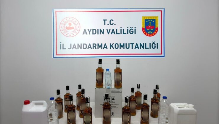 Aydın’da kaçak alkol operasyonu