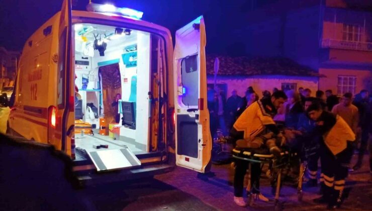 Kazadan yaralı kurtulan motosiklet sürücüsü hayatını kaybetti