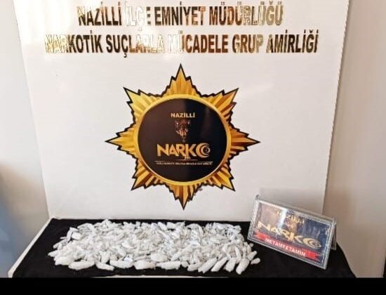 Nazilli’de 1500 gram uyuşturucu madde ele geçirildi