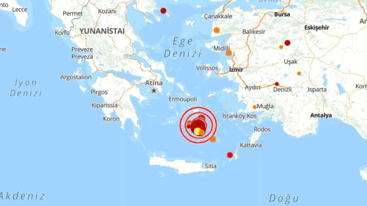 Ege’de Bir Deprem Daha! En Büyüğü