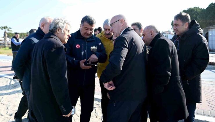 Kuşadası sahil şeridinde ’tsunami’ incelemesi