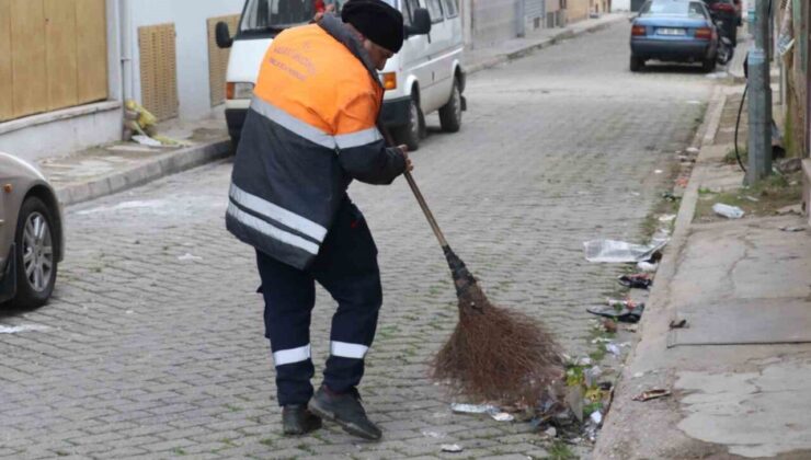 Nazilli Belediyesi’nin temizlik çalışmaları sürüyor