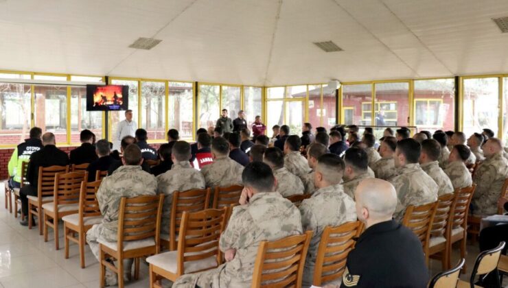 Aydın’da jandarma personeline orman yangını eğitimi
