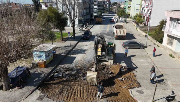 Başkan Tetik, yol çalışmalarını yerinde inceledi