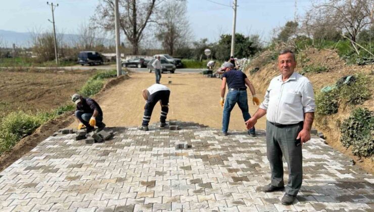 Nazilli Belediyesi Güzelköy Mahallesi’ndeki yol yapım çalışmasını tamamladı