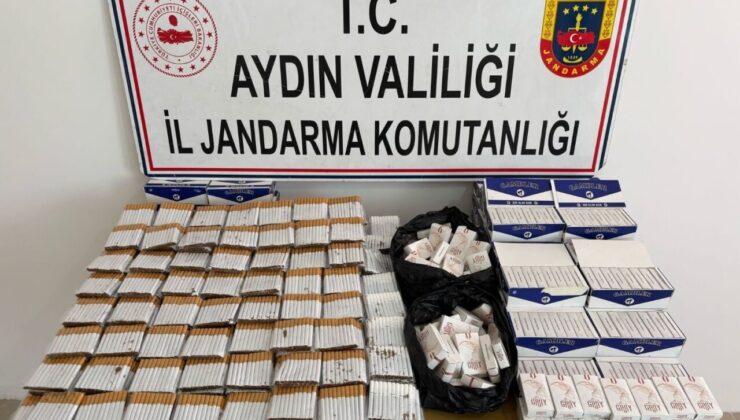 Nazilli’de sigara kaçakçılığı operasyonu