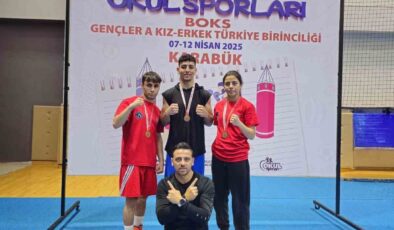Aydınlı sporculardan Türkiye Şampiyonası’nda 3 altın madalya