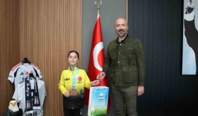 Başkan Arıkan, Milli Sporcu Görecek’i Ağırladı