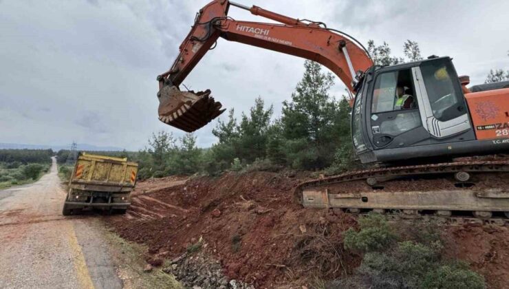 Karacasu’daki yol sorunu çözüme kavuşuyor