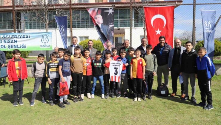 Nazilli’de 23 Nisan coşkusu futbol turnuvasıyla başladı