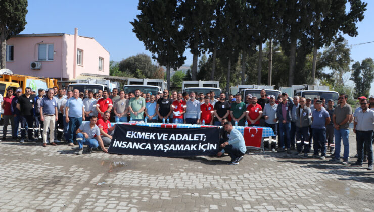 Söke Belediyesi İşçileri Yasta; “Temizlik işçilerini hor görmeyin”