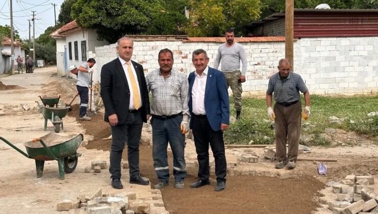 İncirliova Belediyesi’nden ücretsiz yol tamiratı desteği