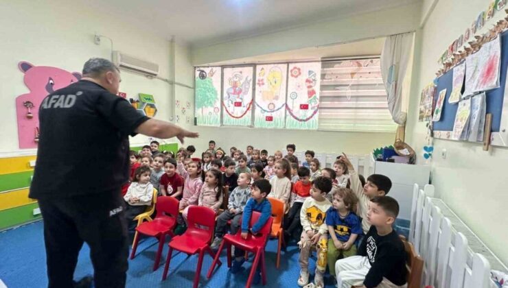 İncirliova’da miniklere yangın ve afet eğitimi