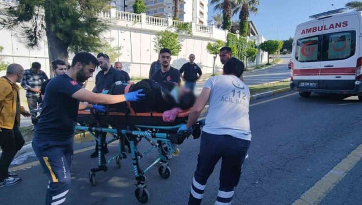 Kontrolden çıkan motosiklet ağaca çarptı: 1 ağır yaralı