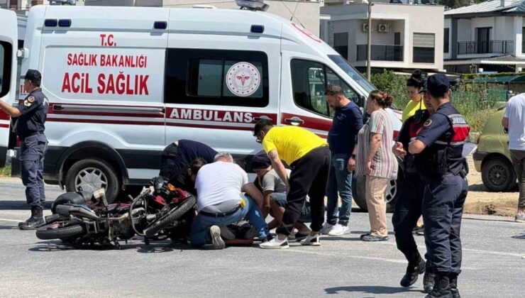 Kuşadası’nda motosiklet kazası: 2 yaralı