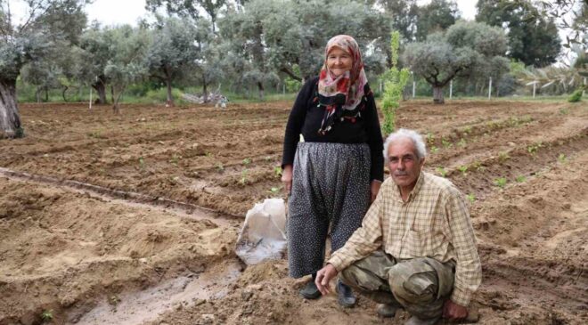 Mutluluğu toprakta buldular