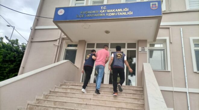 Uyuşturucu suçundan aranan şahıs Kuşadası’nda yakalandı